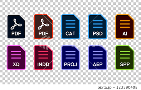 PC 檔案文件圖示 UI 類型 3 123590408