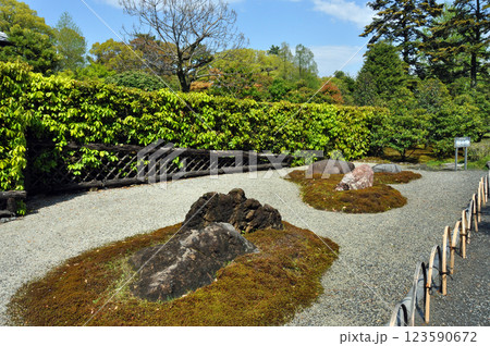 京都市　世界遺産　二条城　清流園　加茂七石　 123590672