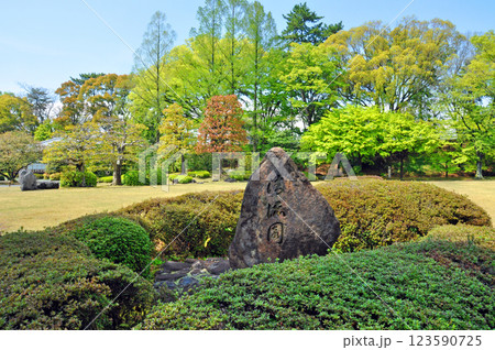 京都市 世界遺産 二条城 日本庭園 清流園 京都市 世界遺産 二条城 日本庭園 清流園 123590725