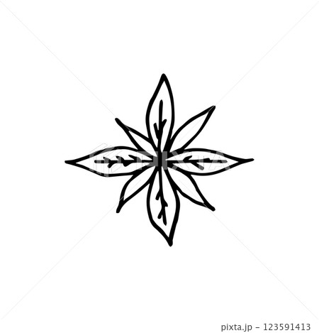 Textile template. Decorative folk element, decor 123591413