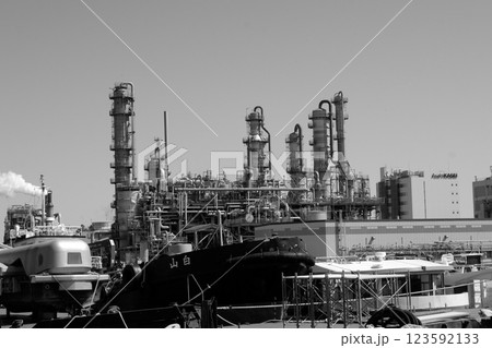 臨海工業地帯 123592133