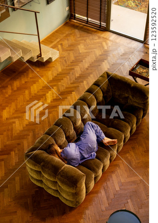 Peaceful Afternoon Nap 123592520