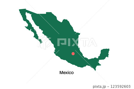 Mexico map poster 123592603