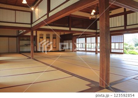 大広間(床の間・柳川藩主立花邸・柳川市) 大広間(床の間・柳川藩主立花邸・柳川市) 123592854