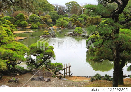 松濤園（柳川藩主立花邸・柳川市） 123592865