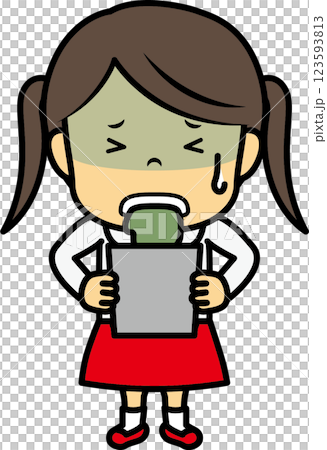 Girl vomiting 123593813