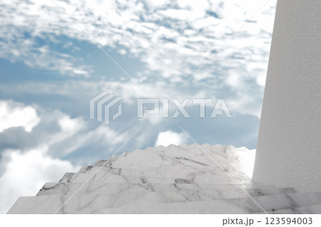 天空の螺旋階段を見下ろすイメージ 123594003