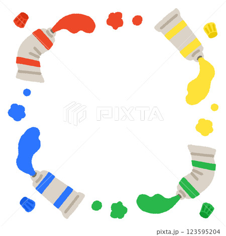 絵の具のかわいい背景素材 イラスト 手書き 絵の具のかわいい背景素材 イラスト 手書き 123595204