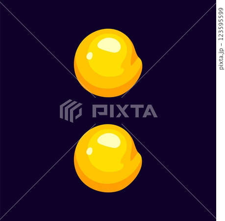 Fast food mustard sauce meal cartoon ABC typeface colon punctuation sign. Fast food sauce alphabet typeface special symbol, takeaway appetizer vector ABC font typeface sign. English alphabet element 123595599