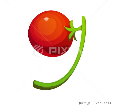 Cartoon Mexican font tomato number 9 nine. Mexico typeface math figure or number. Latin America festival vector typeset numeral symbol or Hispanic culture fiesta vegetable arabic font digit Cartoon Mexican font tomato number 9 nine. Mexico typeface math figure or number. Latin America festival vector typeset numeral symbol or Hispanic culture fiesta vegetable arabic font digit 123595614
