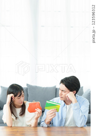 夫婦　お金のトラブル 123596312