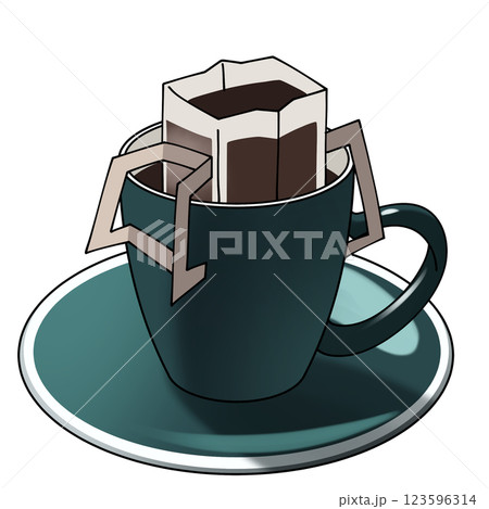 ドリップコーヒー 123596314
