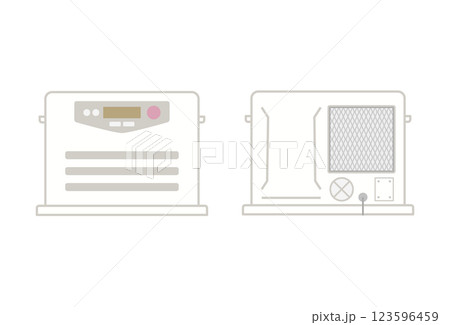 ストーブイラスト(ノーマル) ストーブイラスト(ノーマル) 123596459