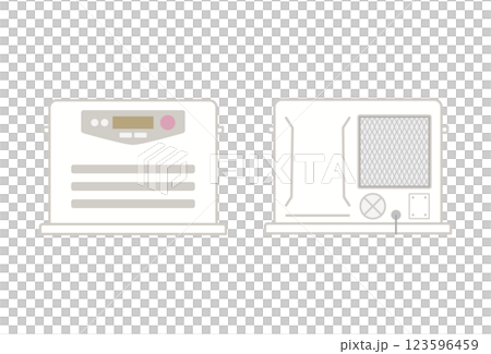 ストーブイラスト(ノーマル) ストーブイラスト(ノーマル) 123596459