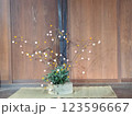 正月の団子飾り 123596667
