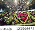 足柄フラワパークの花飾り 123596672