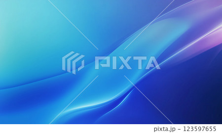 未来的なブルーの光線が広がるエネルギッシュな抽象背景 123597655