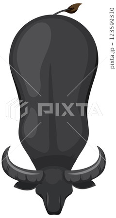 Top-Down View of a Buffalo Top-Down View of a Buffalo 123599310