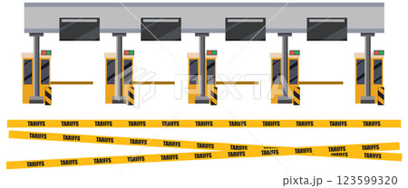 Economic Barriers and Trade Tariffs 123599320