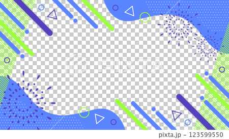 打ち上げ花火入り 抽象的な幾何学模様のフレーム素材 チラシ・Web・動画背景16:9サイズ 青紫黄緑 打ち上げ花火入り 抽象的な幾何学模様のフレーム素材 チラシ・Web・動画背景16:9サイズ 青紫黄緑 123599550