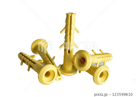 construction dowels on a white background with space for text construction dowels on a white background with space for text 123599610