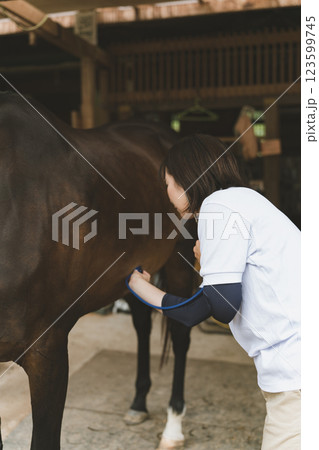 involved with horses involved with horses 123599745