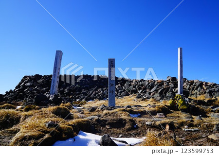 加賀白山　大汝峰　山頂 123599753