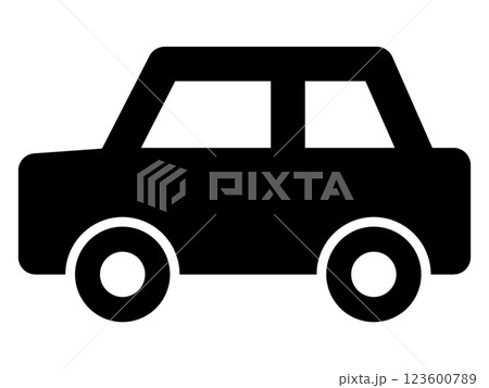 車のアイコン 123600789