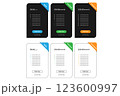 Web Comparision Boxes Plans Product Pricing Card Service Package 123600997