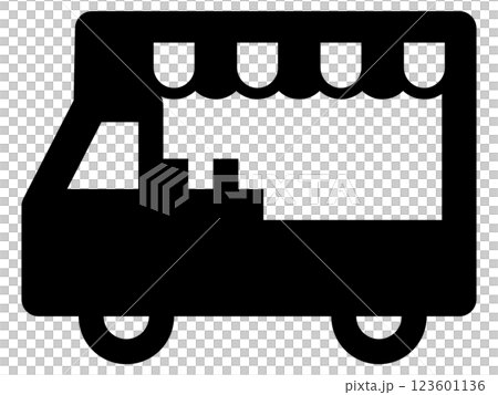 食品卡車圖標 食品卡車圖標 123601136