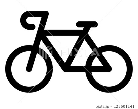 ロードバイクのアイコン 123601141