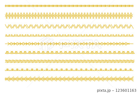 金色の装飾ベクターイラスト素材 金色の装飾ベクターイラスト素材 123601163