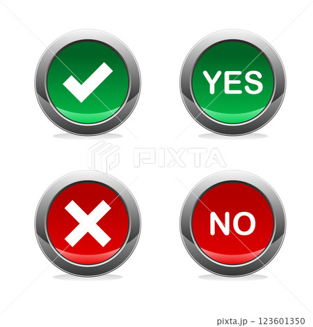 Digital buttons collection for website design and mobile app development 123601350