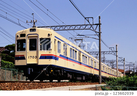 1994年能勢電鉄1700系滝山駅付近 1994年能勢電鉄1700系滝山駅付近 123602039