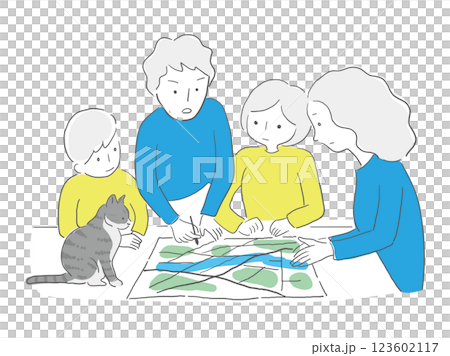 家庭防災會議插圖 123602117
