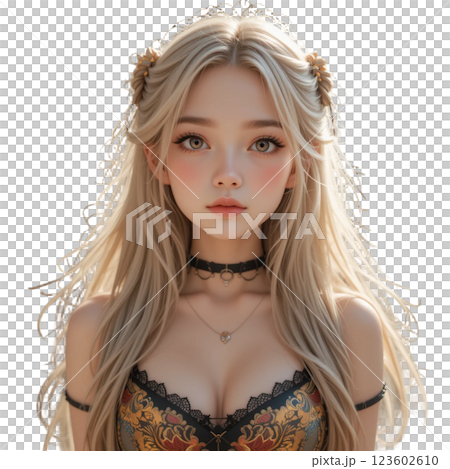 girl in black dress girl in black dress 123602610