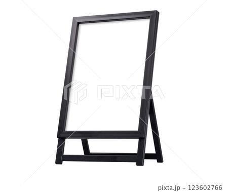 ポスターフレーム。立て看板 123602766
