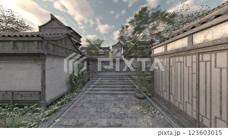 中国式建築物 123603015