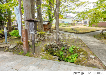 名水百選 六郷湧水群 キャペコ清水 湧水散策 名水百選 六郷湧水群 キャペコ清水 湧水散策 123603069