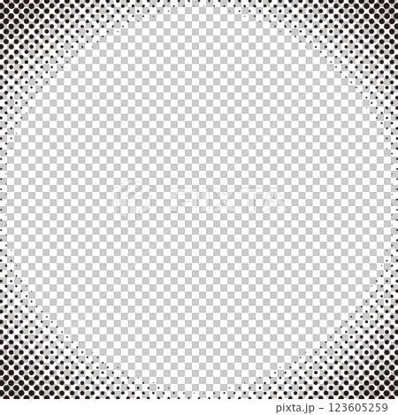 Monotone halftone (dot gradation) background illustration (black on white background) Monotone halftone (dot gradation) background illustration (black on white background) 123605259