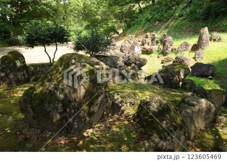 一乗谷朝倉氏遺跡　湯殿跡庭園 123605469