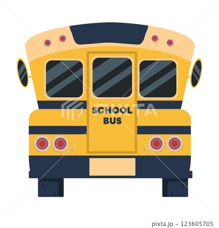 Yellow School Bus back to school Yellow School Bus back to school 123605705