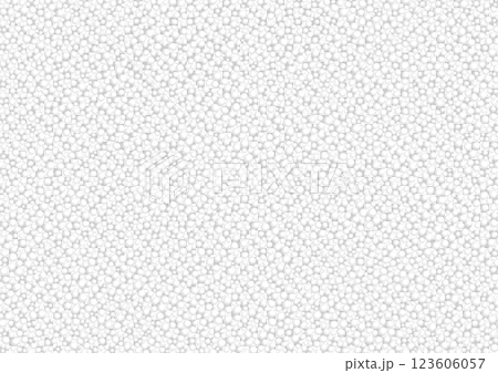 ツブツブのでこぼこ模様の白い壁　シームレスなパターン 123606057