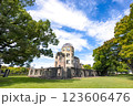 広島 原爆ドーム 引き01 123606476