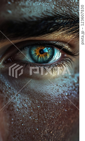 eye of female eye 123607830