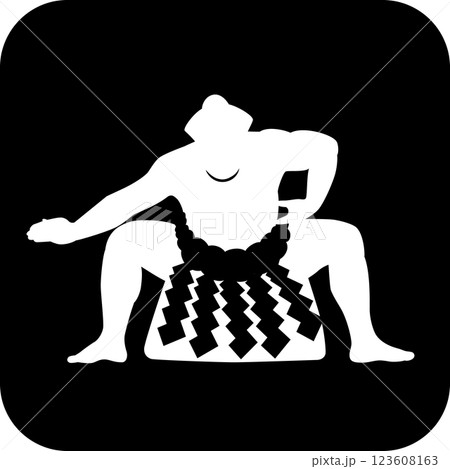 相撲のアイコン 123608163