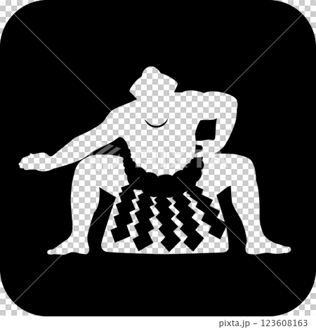 相撲のアイコン 123608163