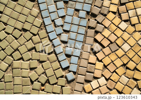 モザイク モザイク画 モザイク模様 123610343