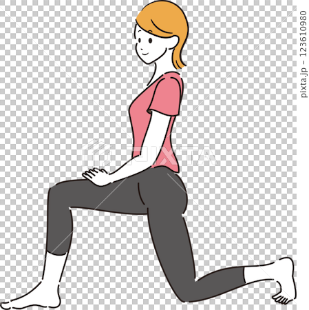 Iliopsoas stretch 123610980