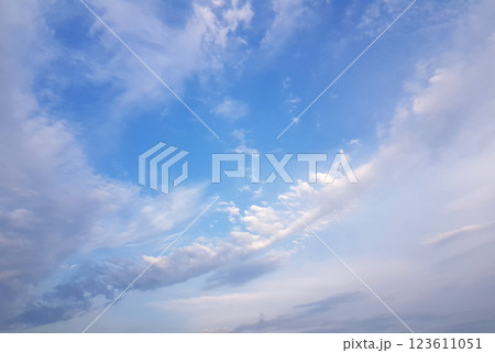 Blue sky and white clouds, weather concept Blue sky and white clouds, weather concept 123611051